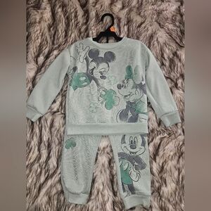 Disney Mickey & Friends Light Green Outfit
